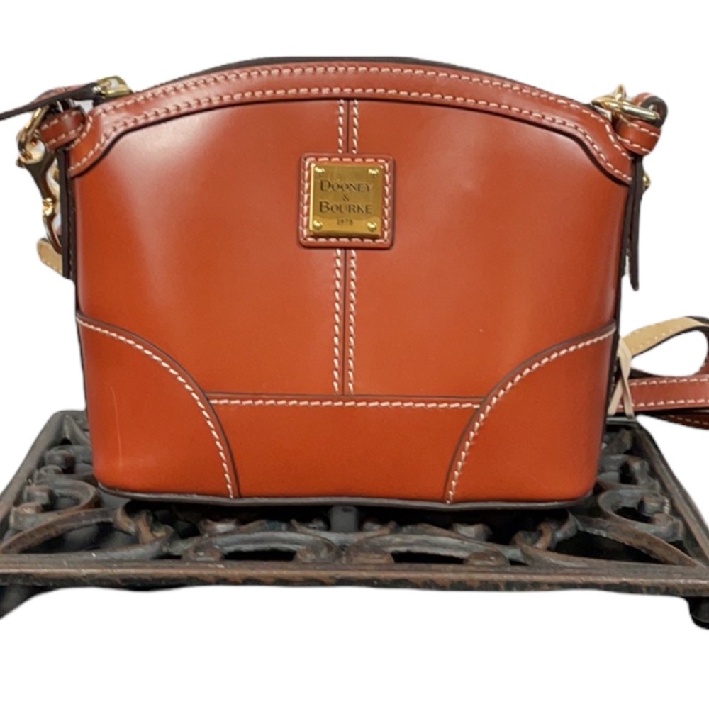 NWOT Dooney & Bourke Wexford Leather Mini Domed Crossbody